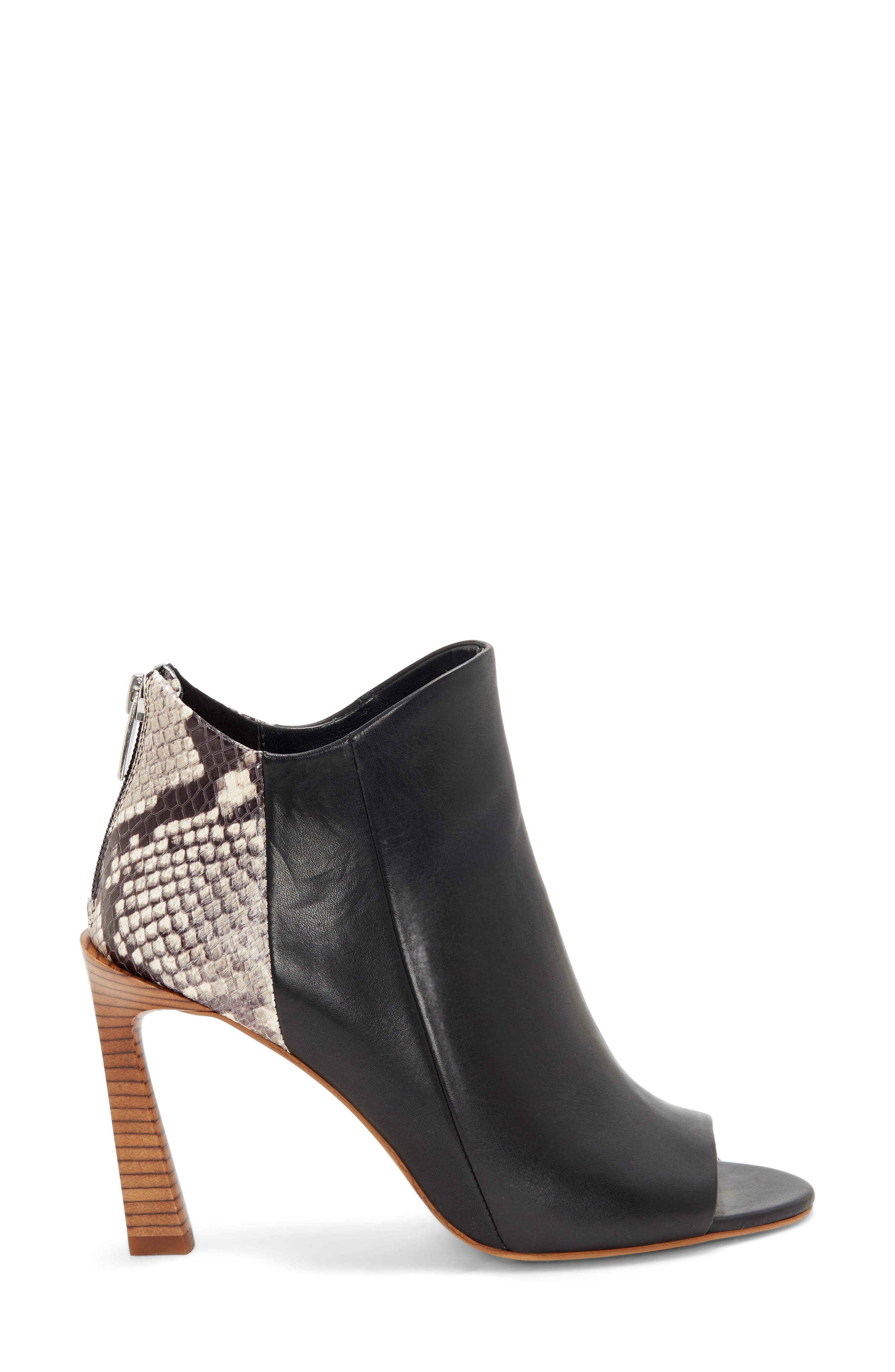 Vince Camuto Artiziana Open Toe Bootie, Alternate, color, 