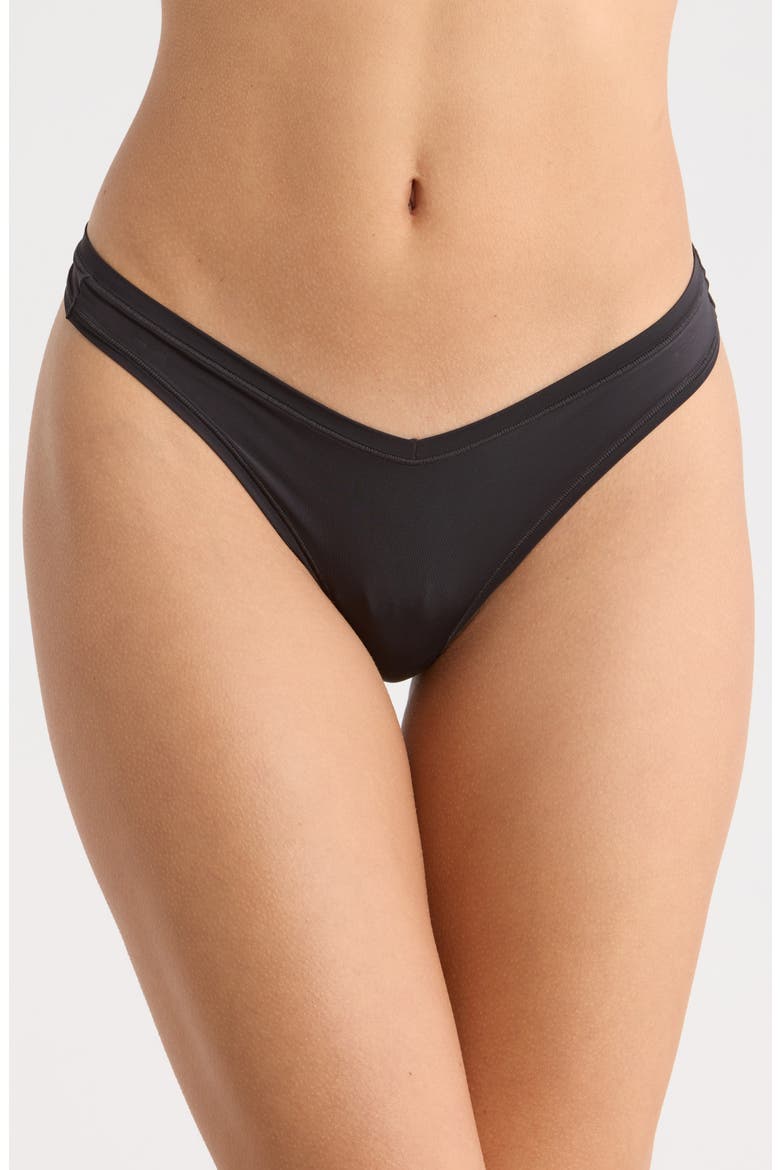 Soft Flex Thong, Main, color, BLACK
