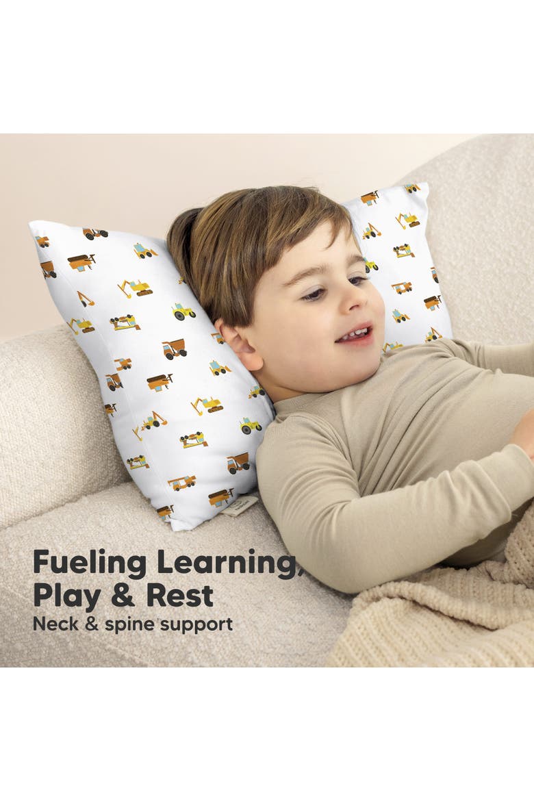 1-Pack Cuddly Toddler Pillow, Alternate, color, Construction