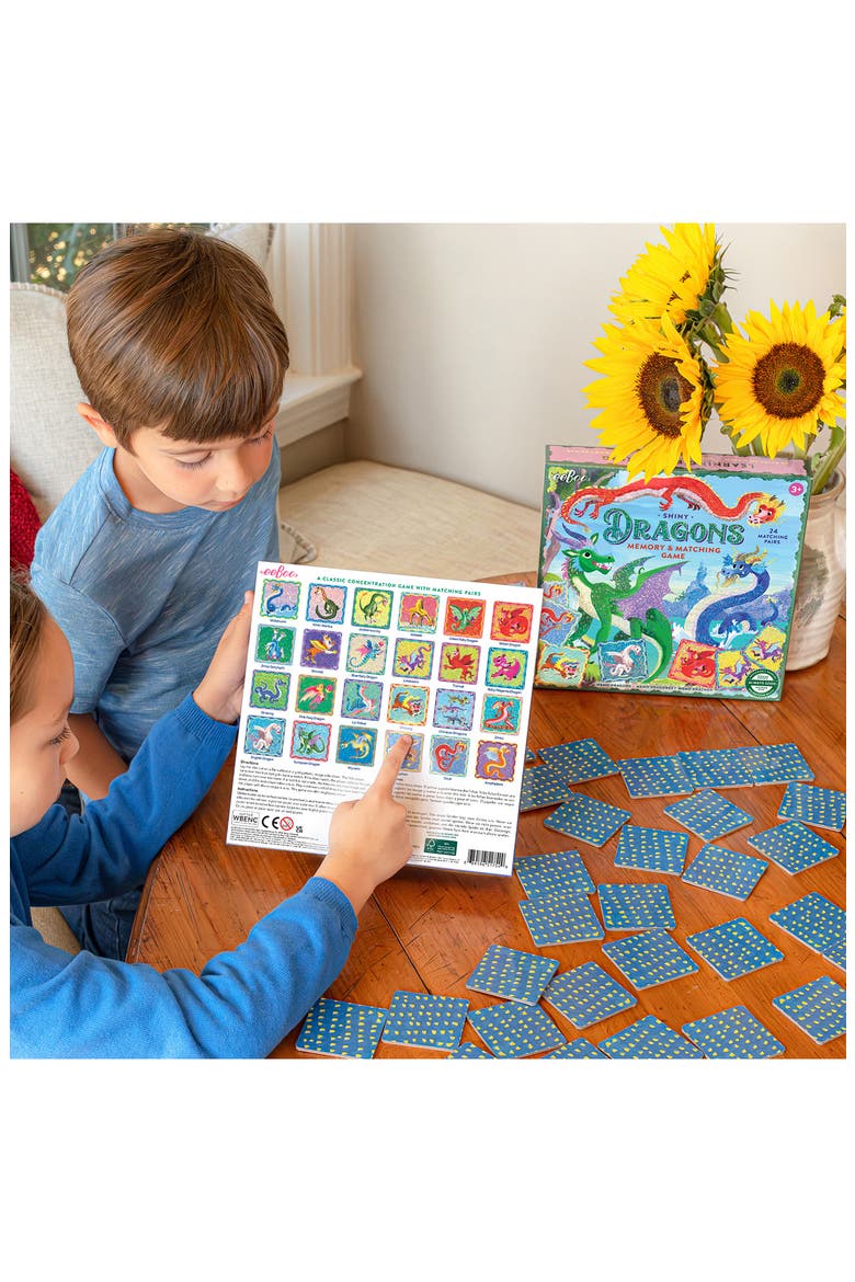 Dragons Shiny Memory & Matching Card Game, Alternate, color, MULTI
