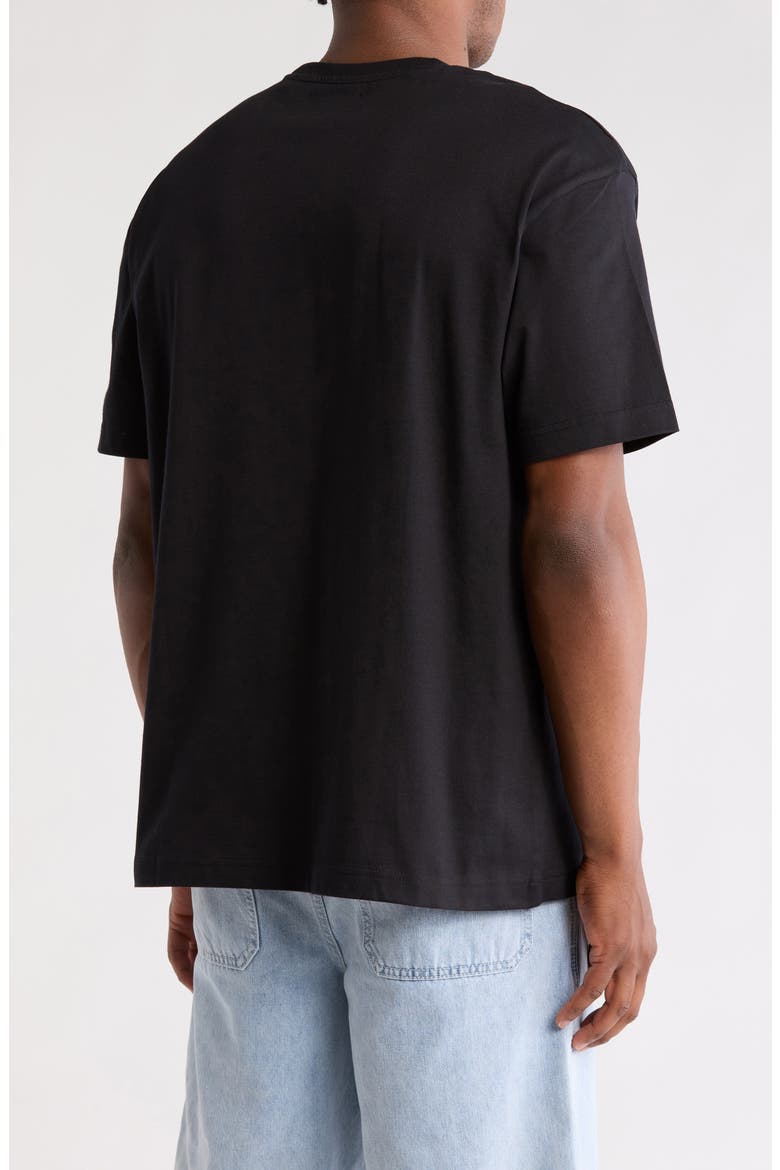 Classic Logo Cotton Graphic T-Shirt, Alternate, color, PITCH BLACK