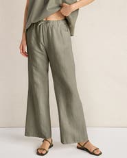 Haven Well Within Organic Cotton Linen Drawstring Pants