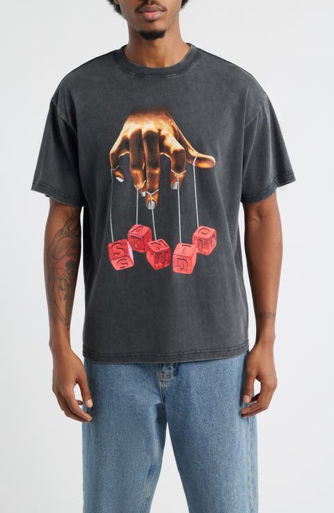 Dice Hand Graphic T-Shirt