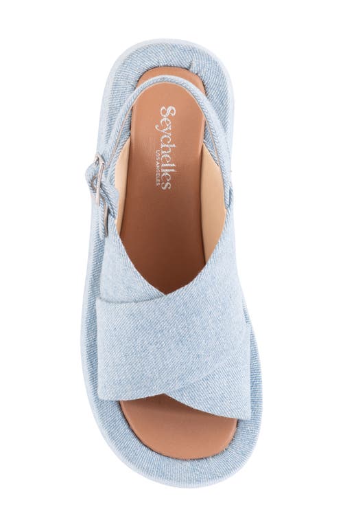Seychelles Just For Fun Slingback Sandal In Light Blue