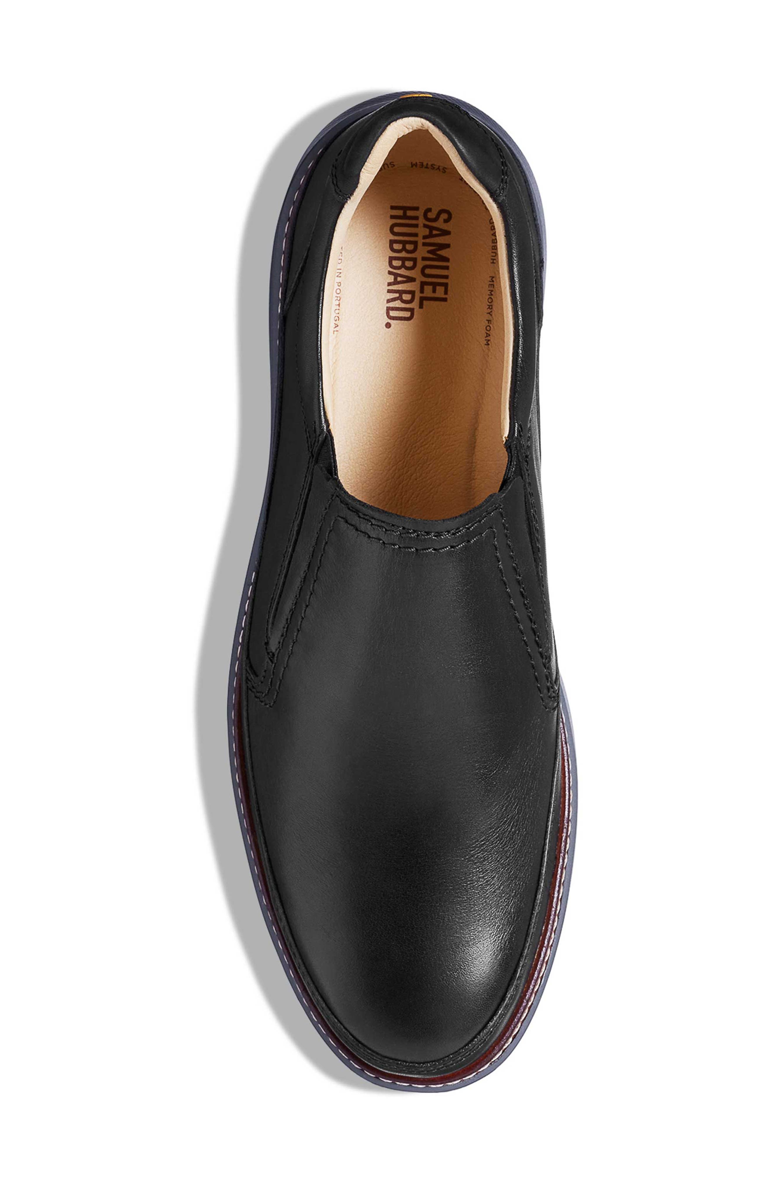 Samuel Hubbard Rafael Slip-On, Alternate, color, Black Leather