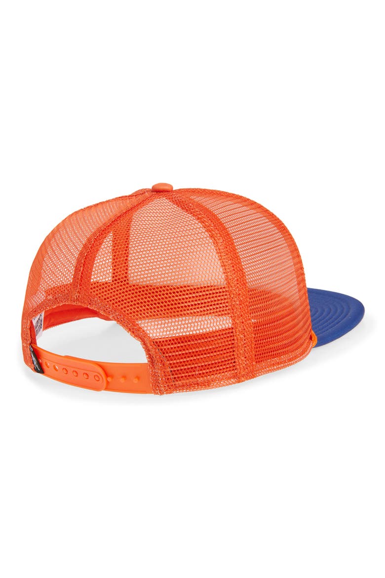 Curve Adjustable Snapback Trucker Hat, Alternate, color, BLUE DEPTHS