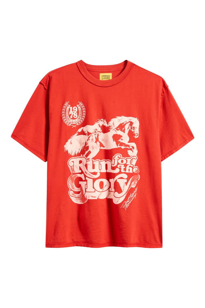 Roses Graphic T-Shirt, Alternate, color, RED