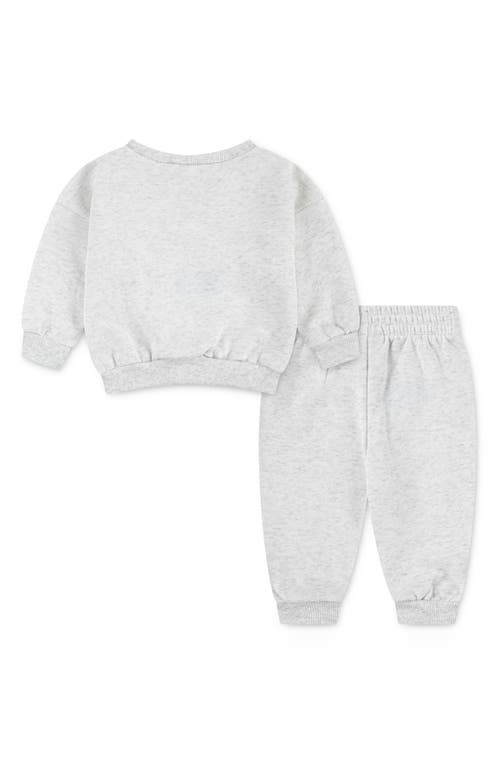 Nike Essential Fleece Crewneck Sweatshirt & Joggers Set In White