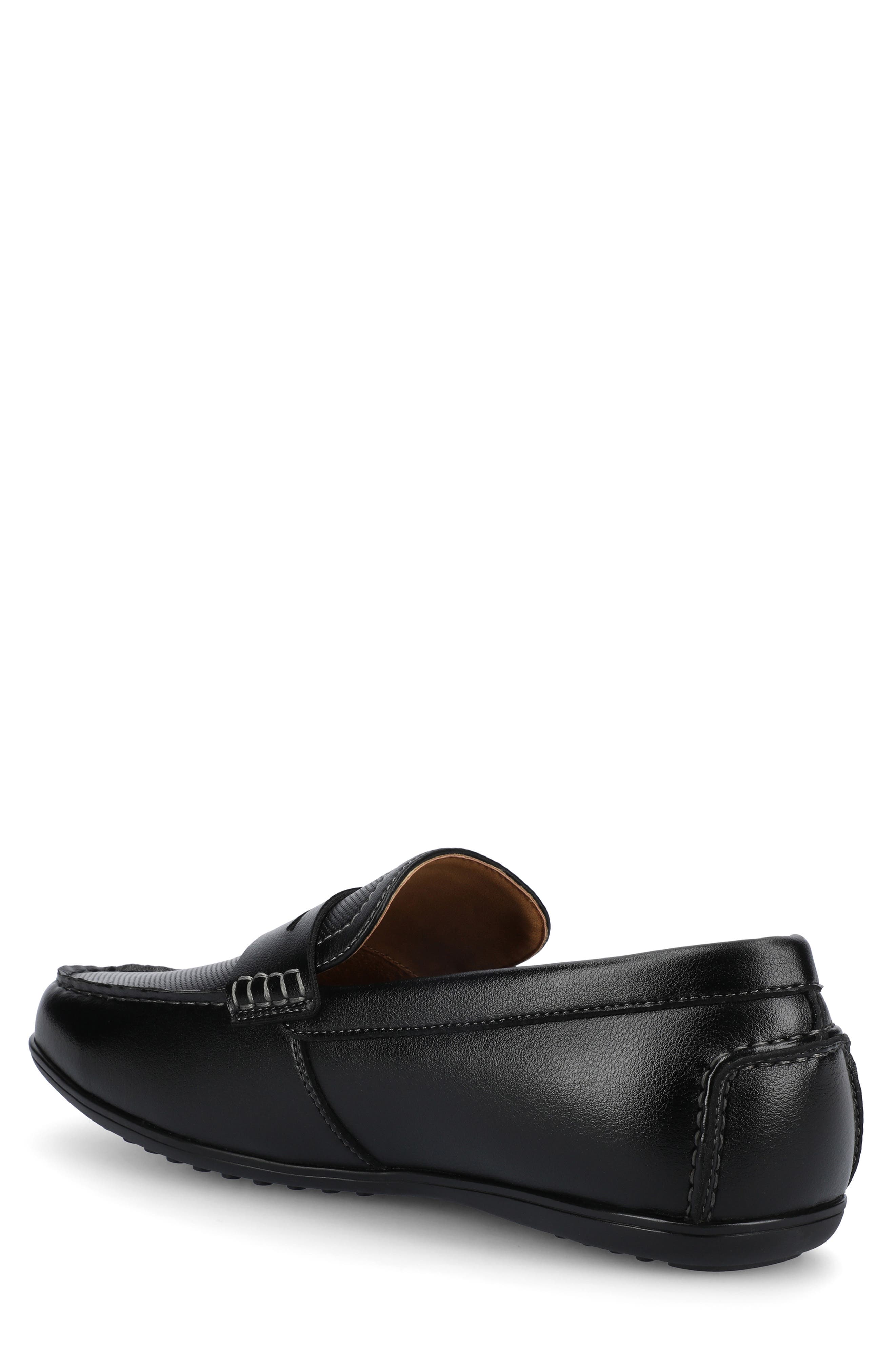 VANCE CO Yates Penny Loafer, Alternate, color, Black