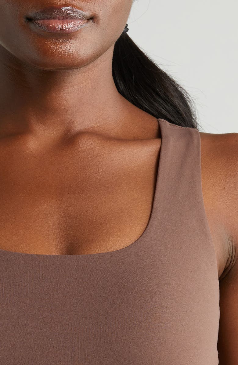 Zella Studio Luxe Longline Twisted Sports Bra, Alternate, color,