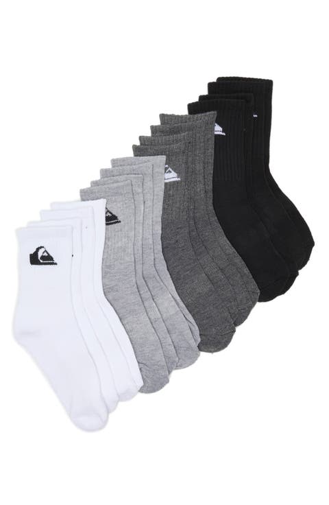 Kids' 8-Pack Half Cushion Crew Socks (Little Kid & Big Kid)