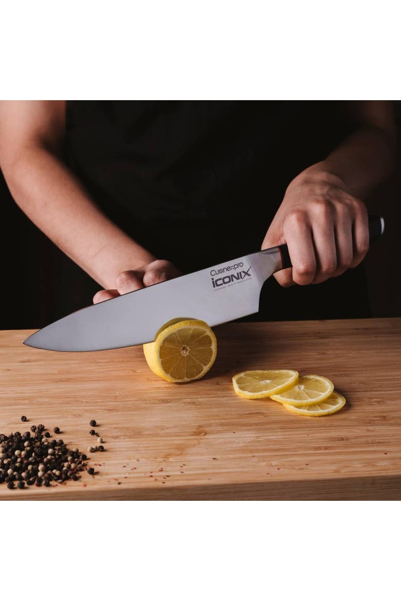 iconiX® 9-Piece Drenhen Knife Block, Alternate, color, Black