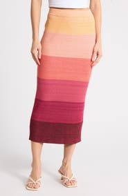 DR2 by Daniel Rainn Colorblock Sweater Skirt