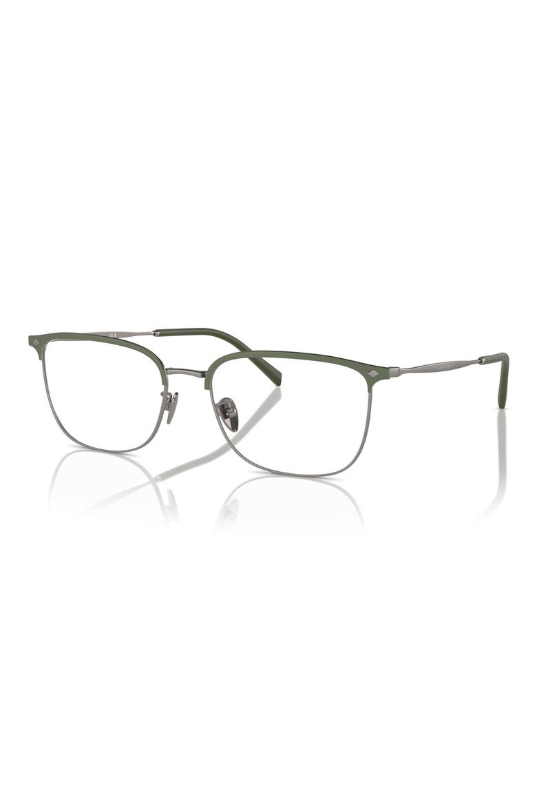 55MM RECTANGLE, Alternate, color, MATTE GUNMETAL / DEMO LENS