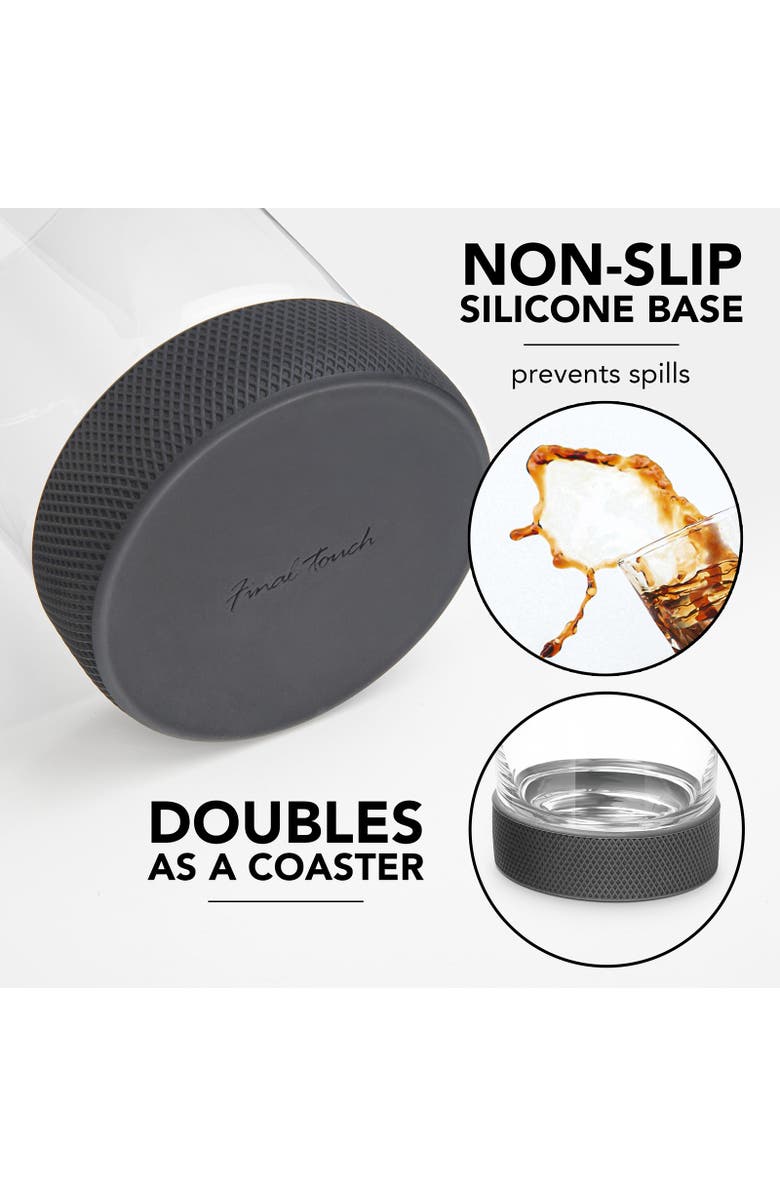 FINAL TOUCH Breakaway Hockey Puck Tumbler with Ice Mould, Alternate, color, Clear