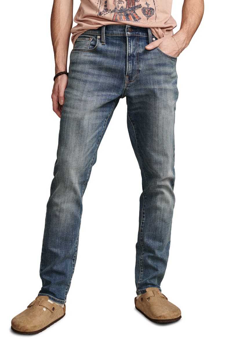 Lucky Brand 412 Athletic Slim Fit CoolMax<sup>®</sup> Jeans, Main, color, 