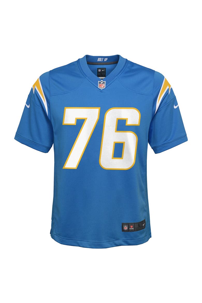 Youth Nike Joe Alt Powder Blue Los Angeles Chargers  Player Game Jersey, Alternate, color, Powder Blue