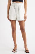 AGOLDE Lydia Toggle Waist Cotton Blend Shorts