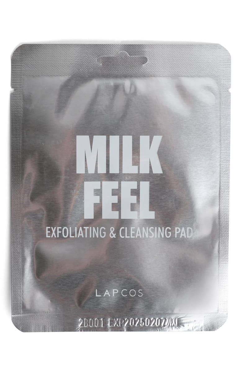 LAPCOS Milk Feel Exfoliating & Cleansing Pads, Alternate, color, White