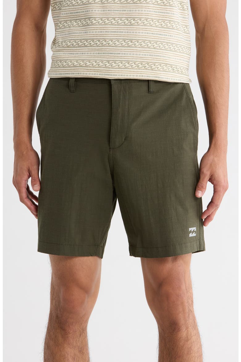 Jared Hybrid Shorts, Main, color, CHARCOAL HEATHER