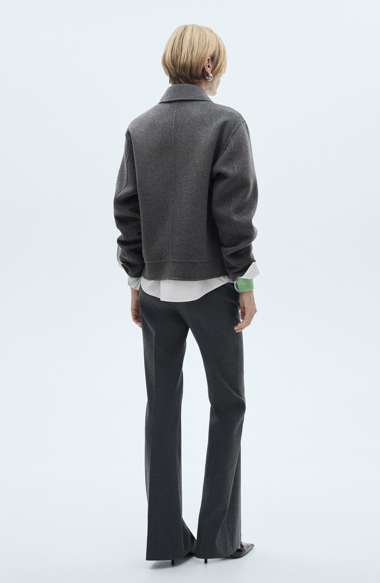 MANGO Wool Blend Jacket, Alternate, color, 