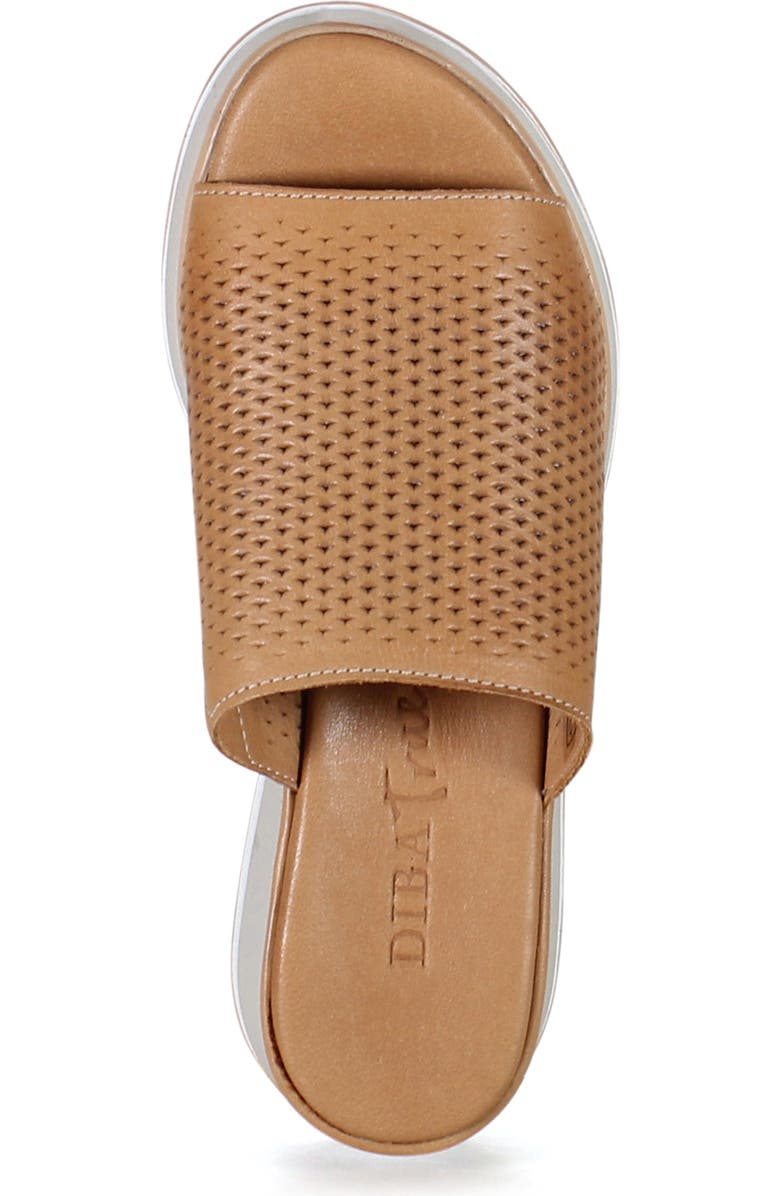 Diba True PA CIFIC Leather Platform Slip-On Sandal, Alternate, color, Coconut
