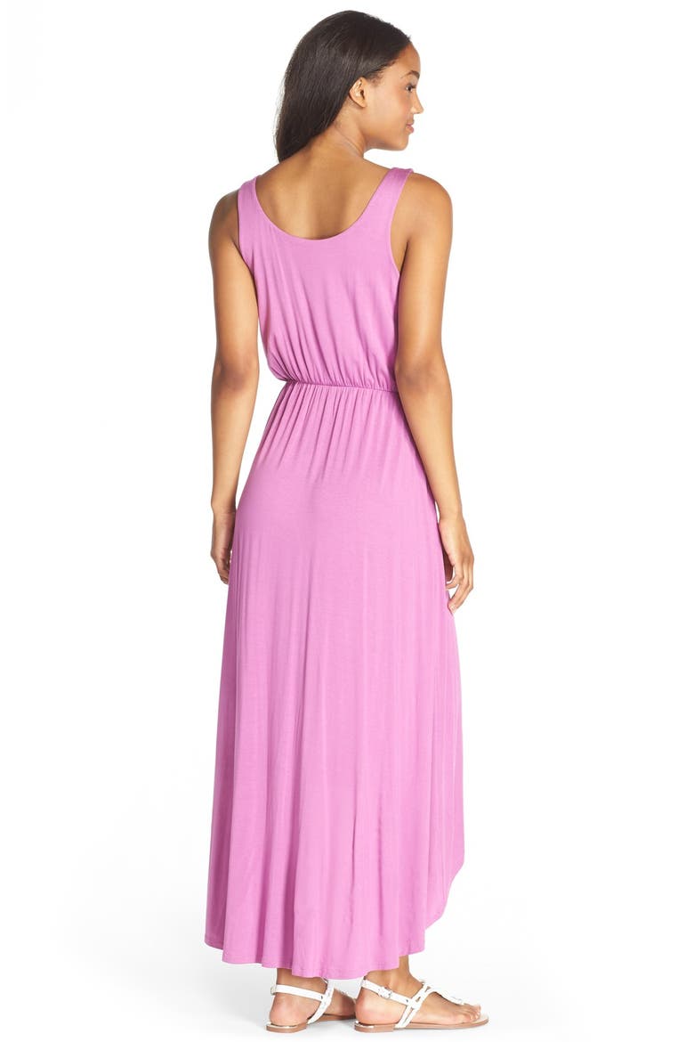 High/Low Hem Jersey Tank Dress (Nordstrom Exclusive), Alternate, color, ORCHID