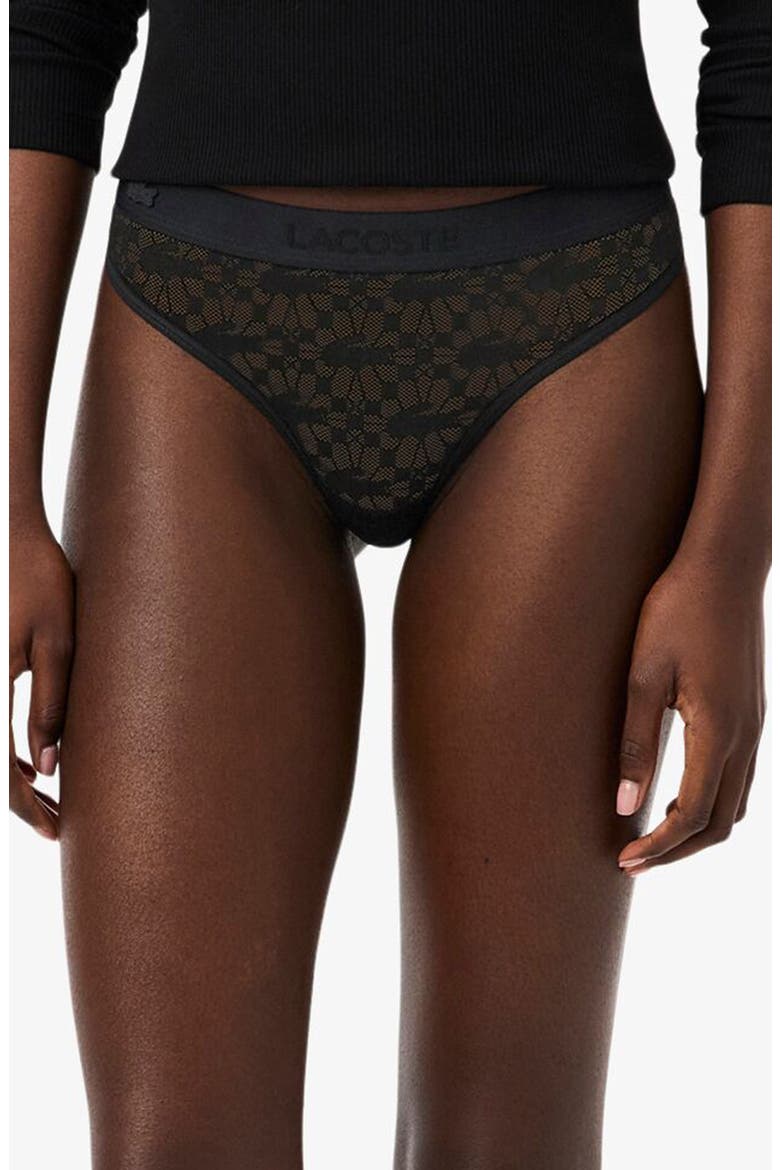Lace Thong, Main, color, 031 - NOIR
