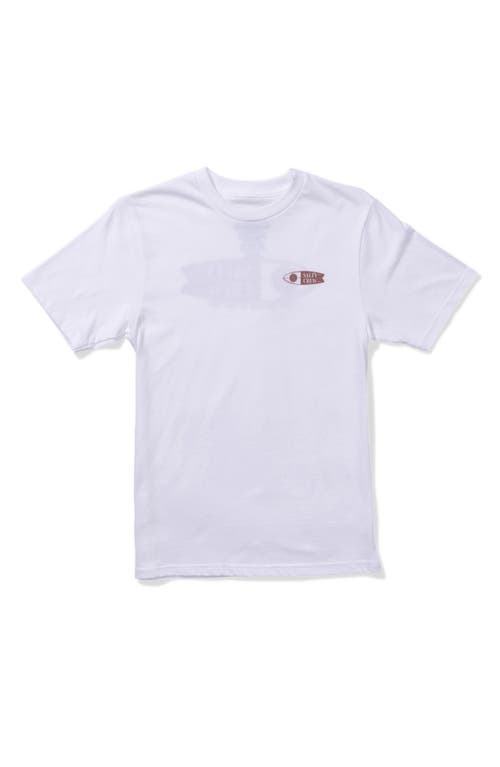 Salty Crew Kids' Sharper Cotton Graphic T-shirt In White