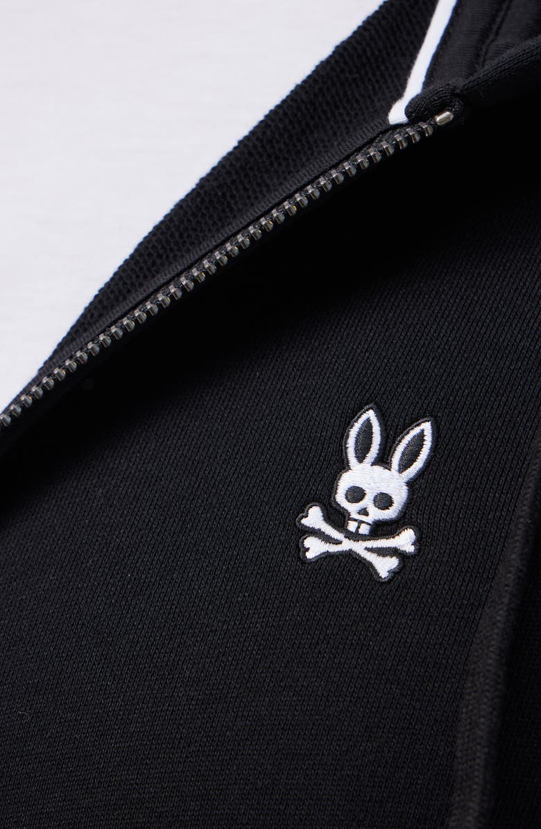 Psycho Bunny Levy Essential Fleeze Zip Hoodie, Alternate, color, 