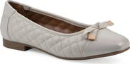 White Mountain Footwear Bocah Cap Toe Ballet Flat