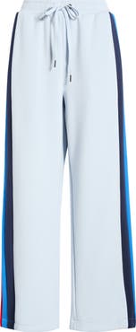 Bernardo Wide Leg Side Zip Track Pants
