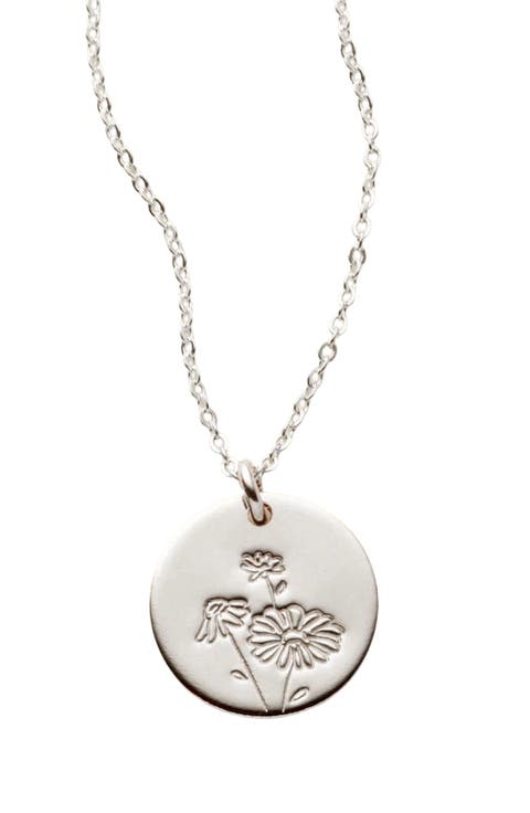 April Birth Flower Necklace
