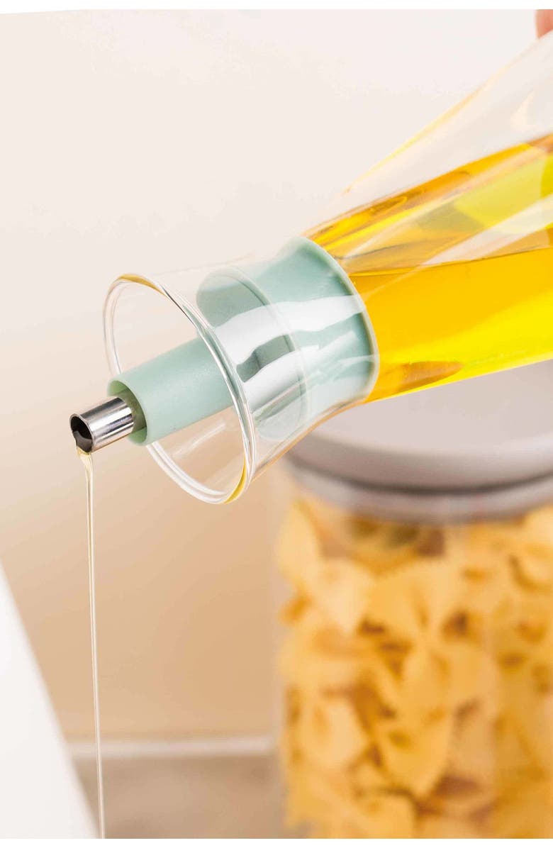 BergHOFF Leo Oil Dispenser - Mint, Alternate, color, Clear/ Mint