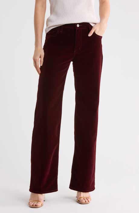 Rosalie Velvet Wide Leg Pants