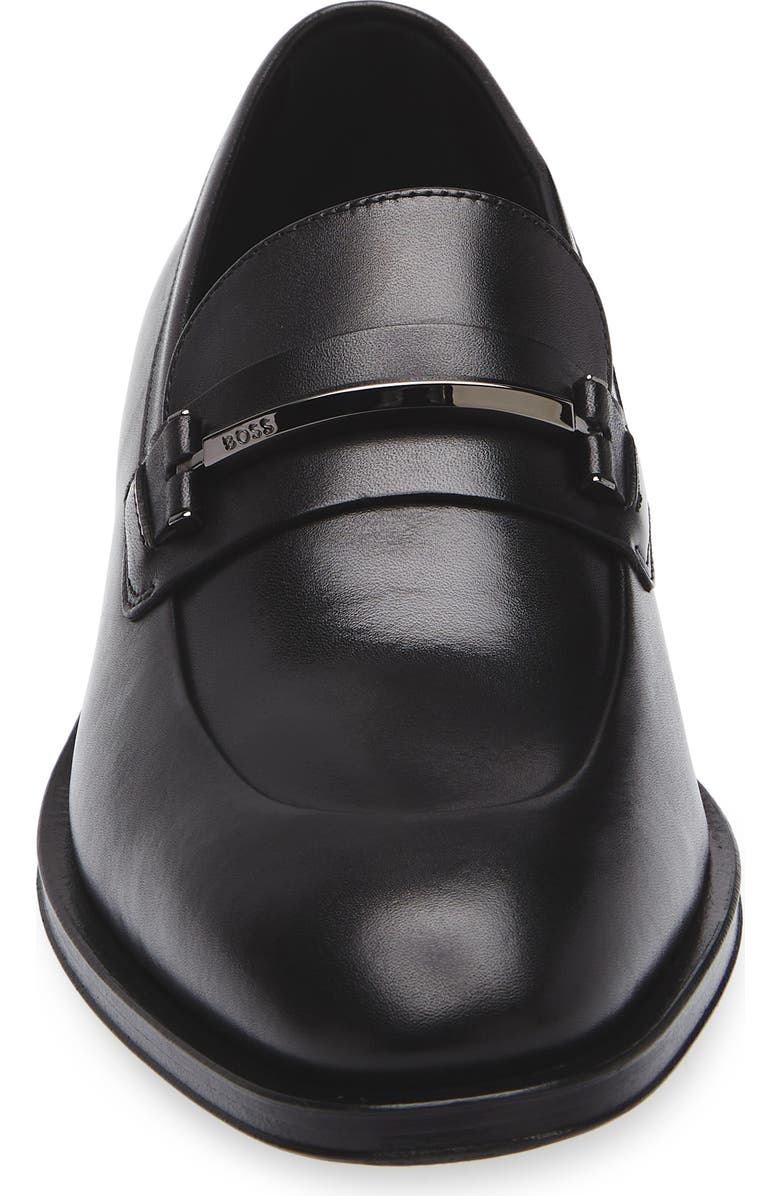 BOSS Derrek Leather Loafer, Alternate, color, Blk