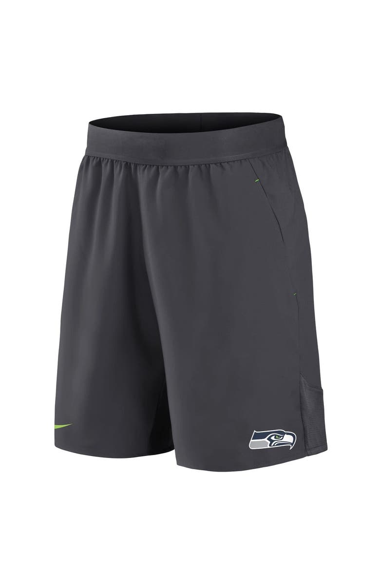 Nike Men's Nike Anthracite Seattle Seahawks Stretch Woven Shorts, Alternate, color, 
