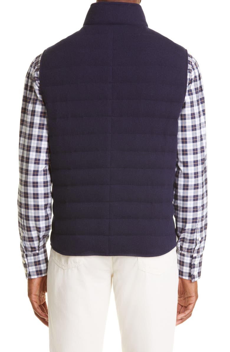 Brunello Cucinelli Cashmere Knit Down Vest, Alternate, color,