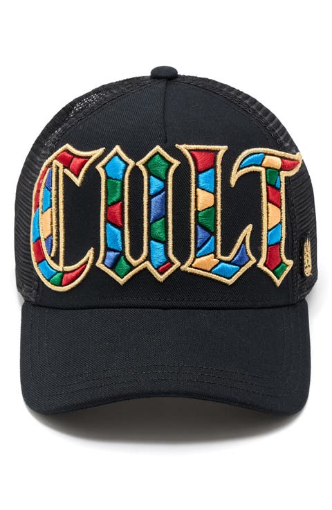 Stained Glass Logo Trucker Hat