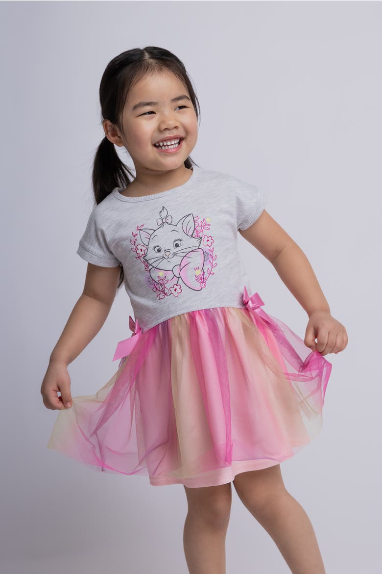 The Aristocats Marie Tutu Dress, Alternate, color, Marie Grey Pink