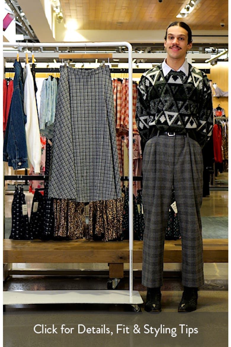 Plaid Full Maxi Skirt video