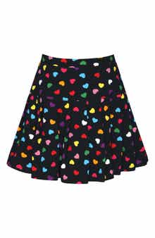 Truly Me Kids' Heart Pleated A-Line Skort