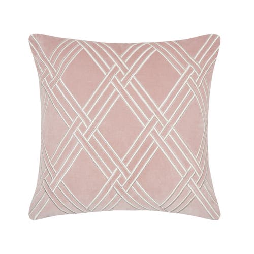 Elisabeth York Mavis Throw Pillow Collection In Pink