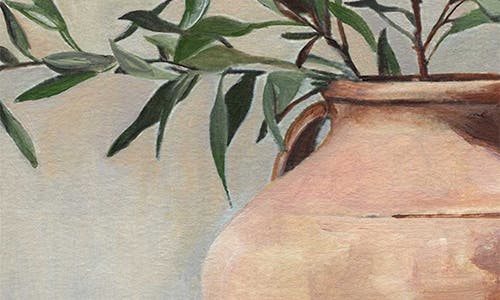 Wynwood Studio Olive Branch Canvas Wall Art In Brown