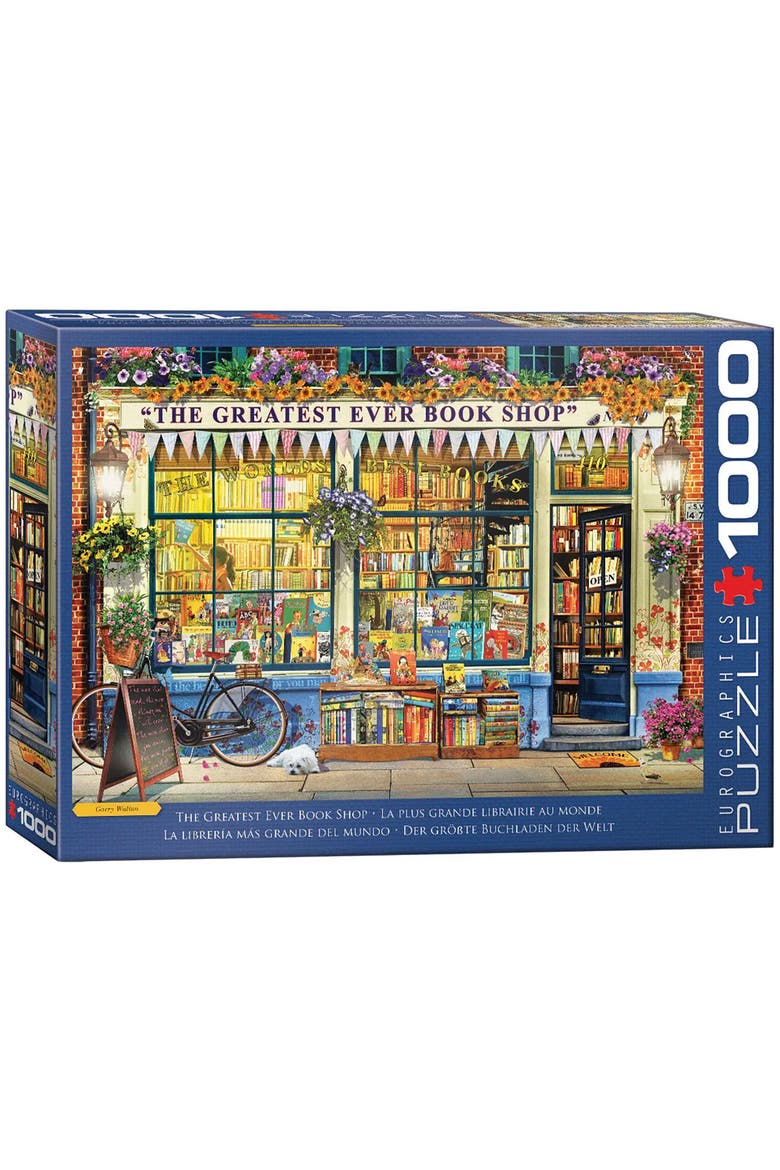 The Greatest Ever Book Shop 1000 Piece Puzzle, Main, color, Multicolored