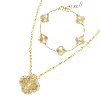 Icon Bracelet and Necklace - Set of 2