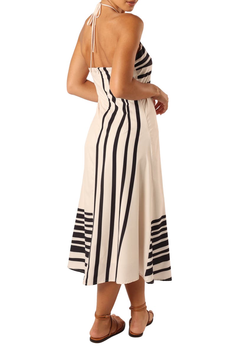 Petal & Pup Deana Stripe Halter Dress, Alternate, color,