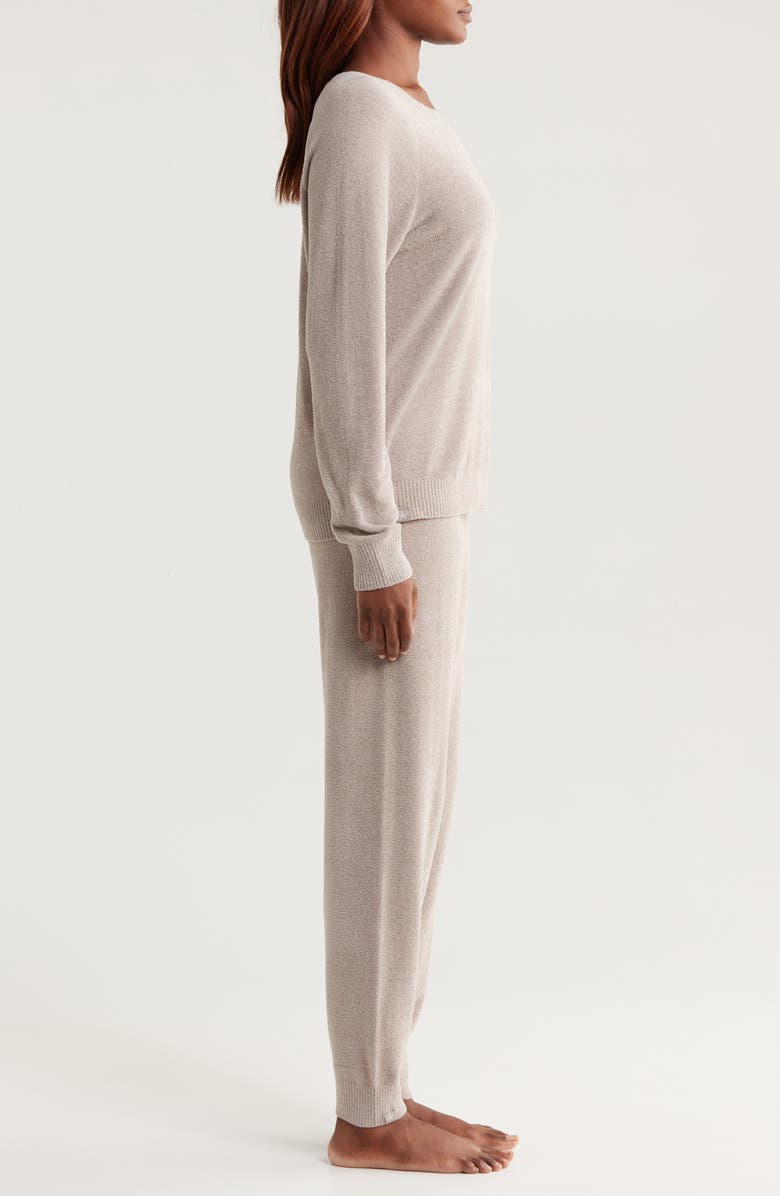 Barefoot Dreams<sup>®</sup> CozyChic<sup>®</sup> Ultra Lite<sup>®</sup> Knit Pajamas, Alternate, color, Beach Rock