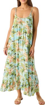 O'Neill Gabriela Beach Print Maxi Sundress
