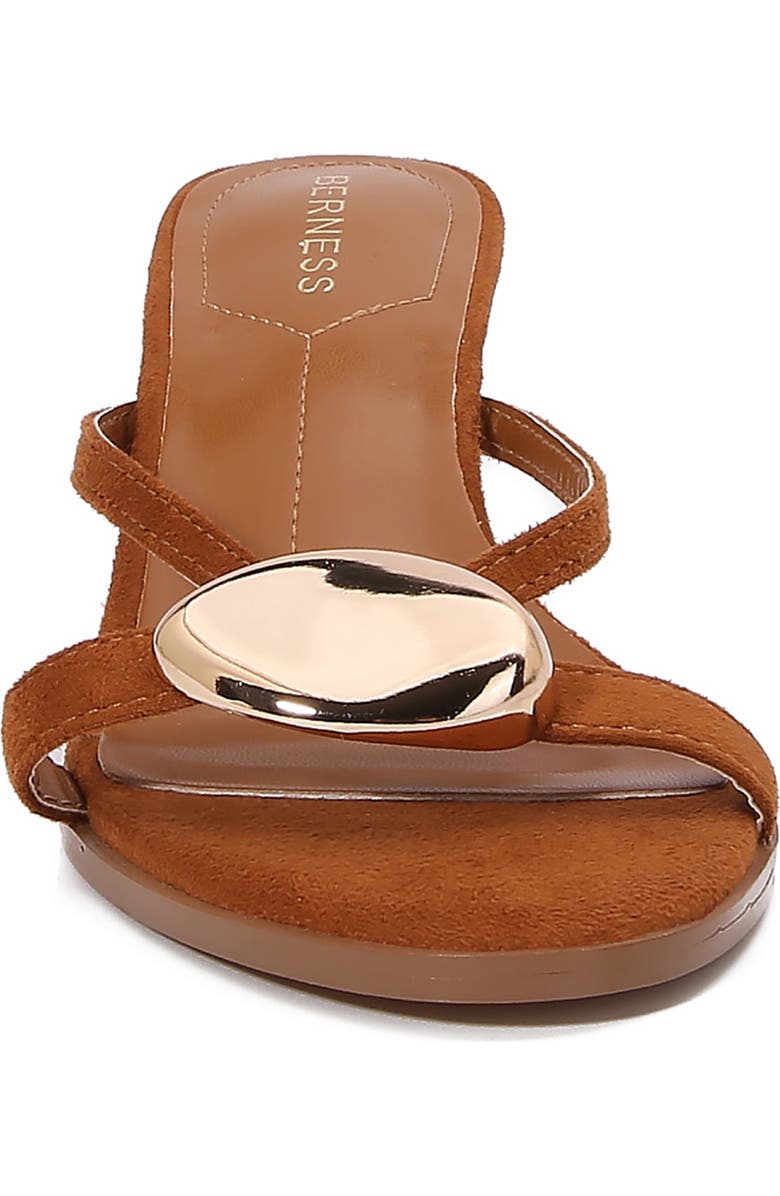 BERNESS Royalty Kitten Heel Sandal, Alternate, color, Camel
